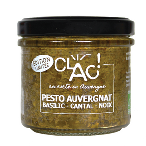Pesto auvergnat basilic cantal noix